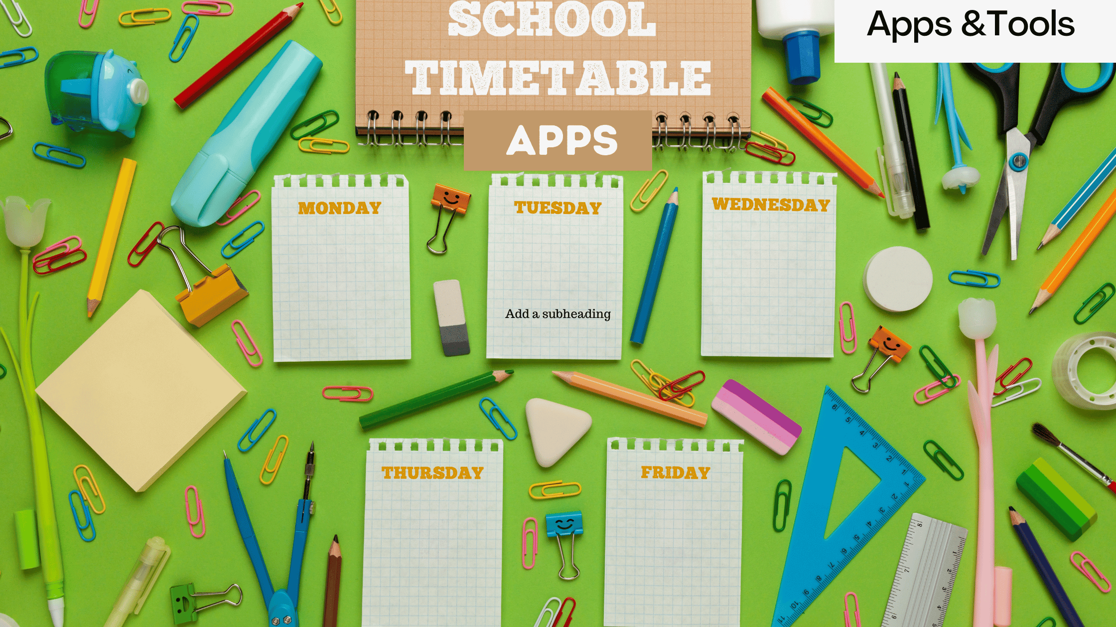Best Apps to make School Time Table for Teachers