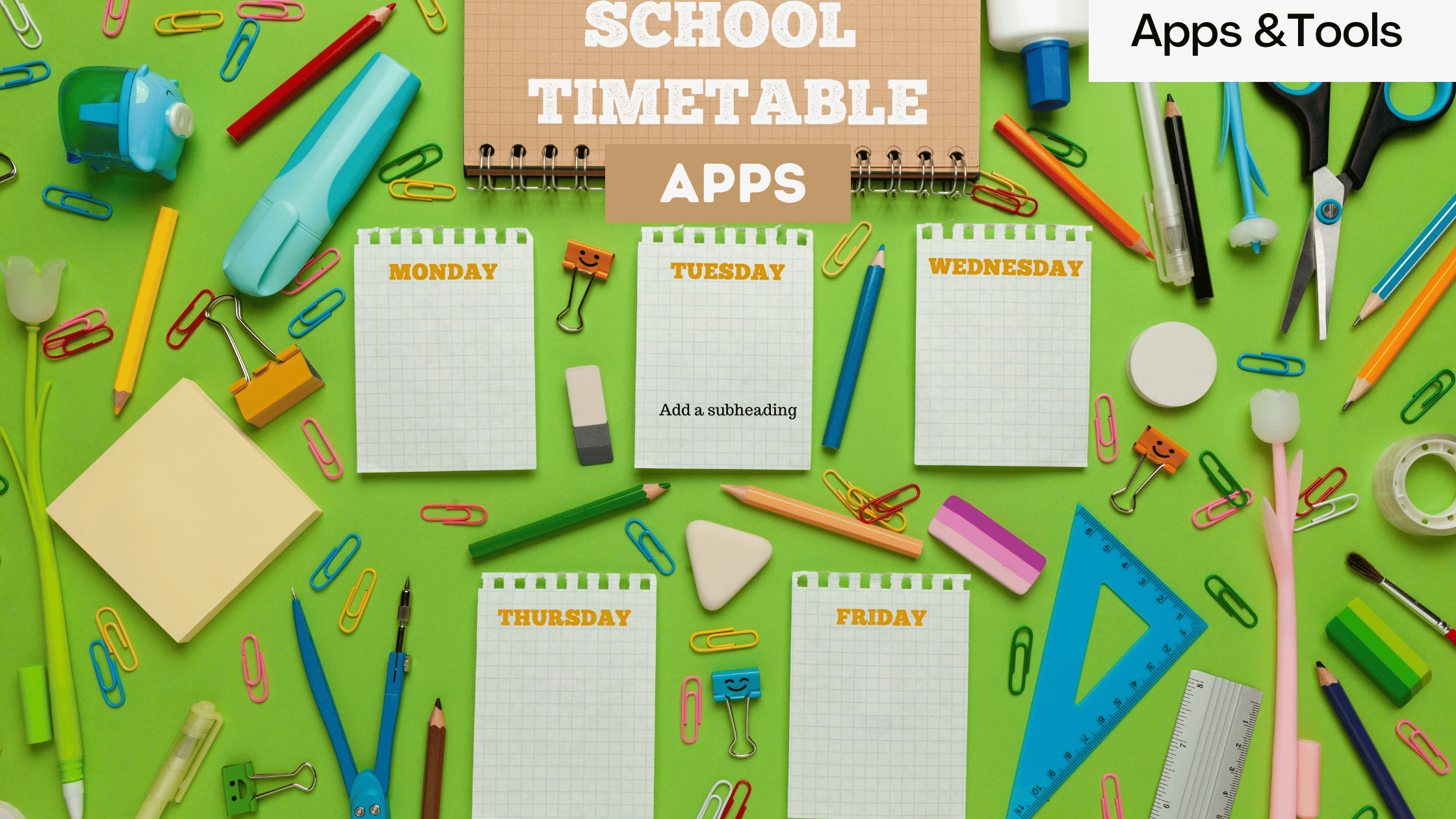 Best Apps To Make School Time Table For Teachers